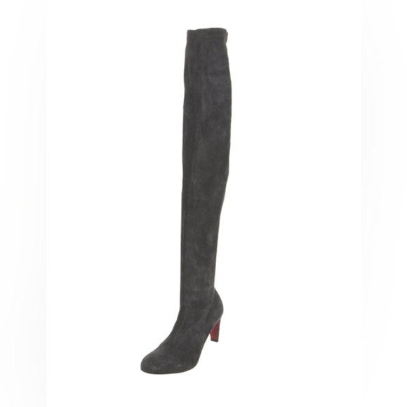 Christian Louboutin suede over the knee boot Size 38 - Picture 4 of 12